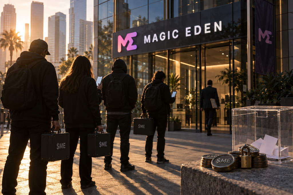 前贡献者指控 Magic Eden 在用户锁仓 $ME 后调整奖励与治理安排