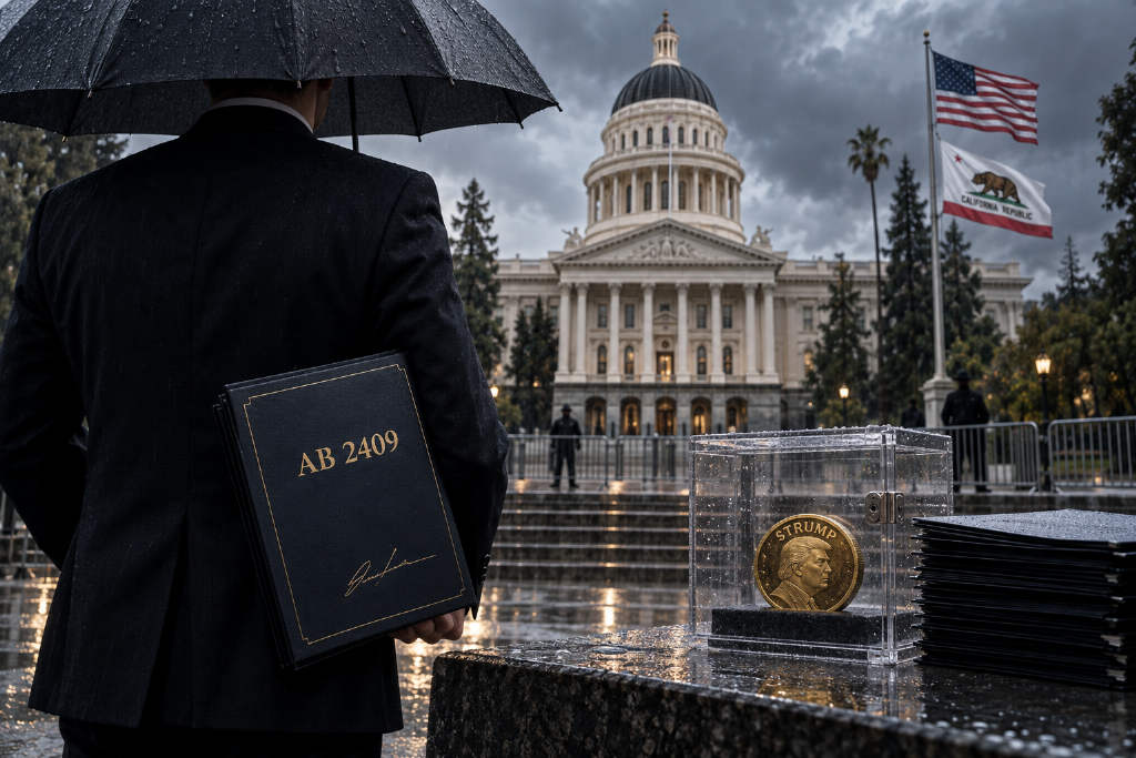 California bars public officials from issuing memecoins as Newsom targets Trump