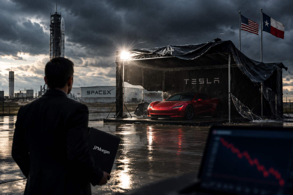 特斯拉 Roadster 揭幕再度推迟,小摩下调目标价后股价跌近 4%