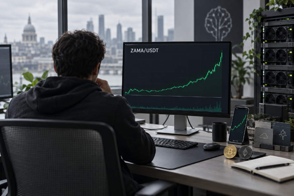 ZAMA 突破 0.1 USDT,24 小时上涨 18.63%