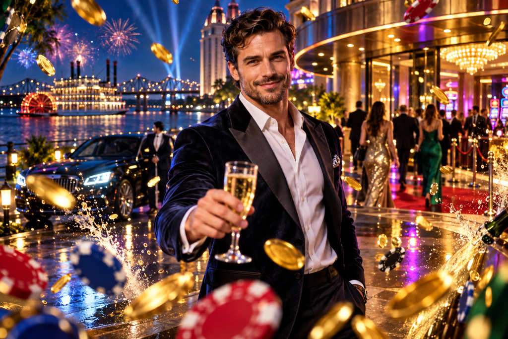 WaterView Casino Vicksburg:固定位置与直线距离参考