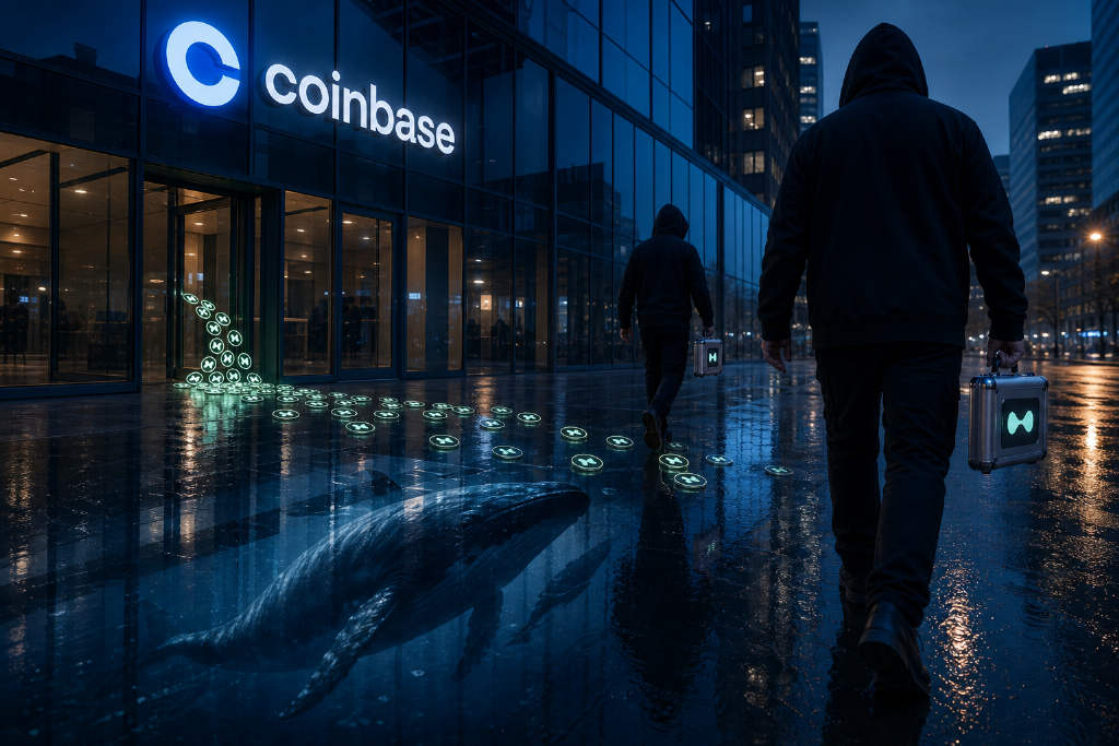 疑似同一巨鲸的两个钱包从 Coinbase 提走 7.504 万枚 HYPE