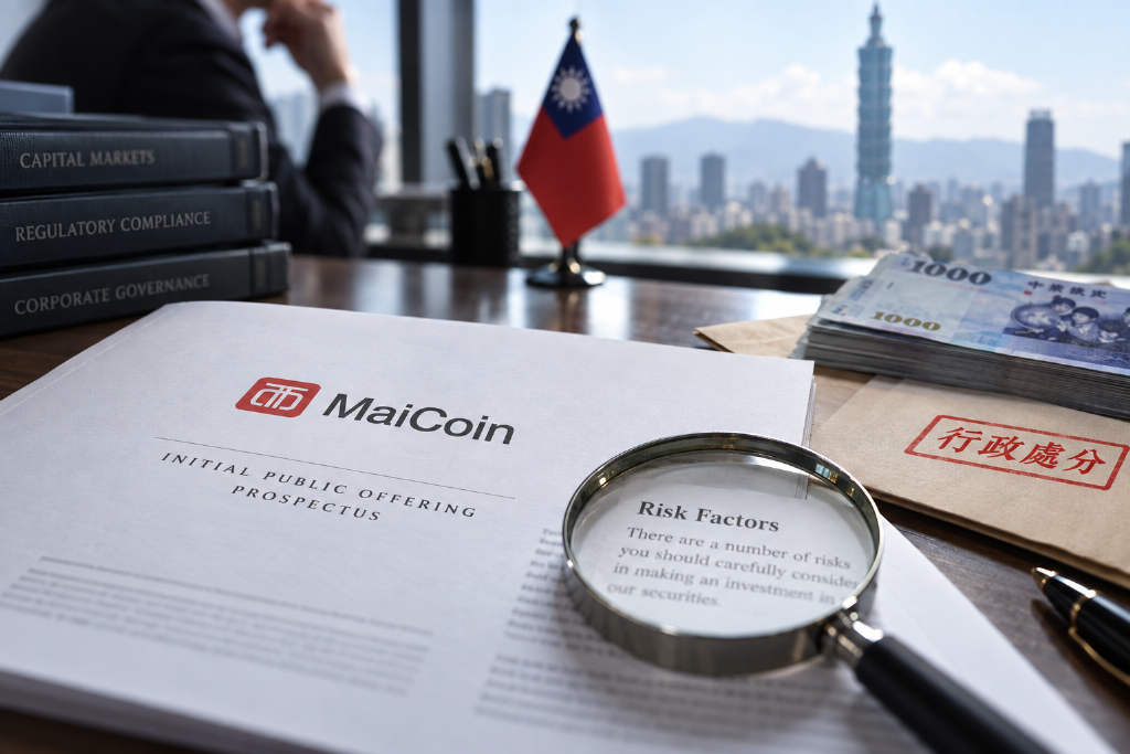 MaiCoin招股书披露监管风险:莱尔富、远传合计持股约11%