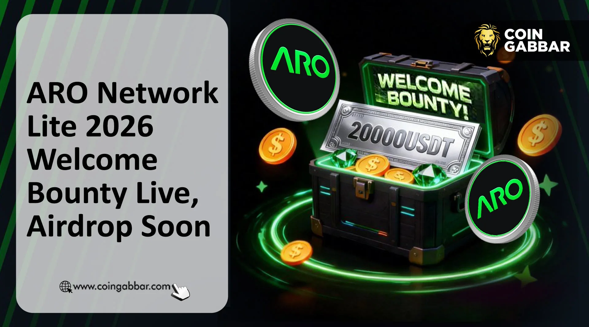 ARO Network Details Lite 2026 Welcome Bounty With 20,000 USDT Prize Pool