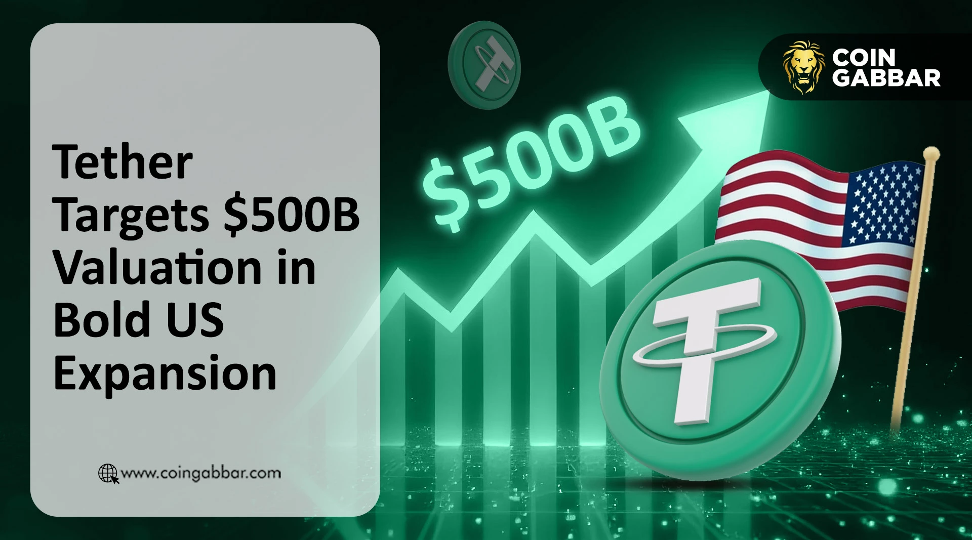 USDT 发行商 Tether 推融资计划,估值目标直指 5000 亿美元