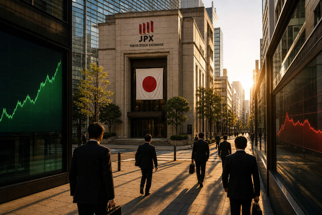 Nikkei 225 Closes Up 0.6% While TOPIX Falls 0.3%