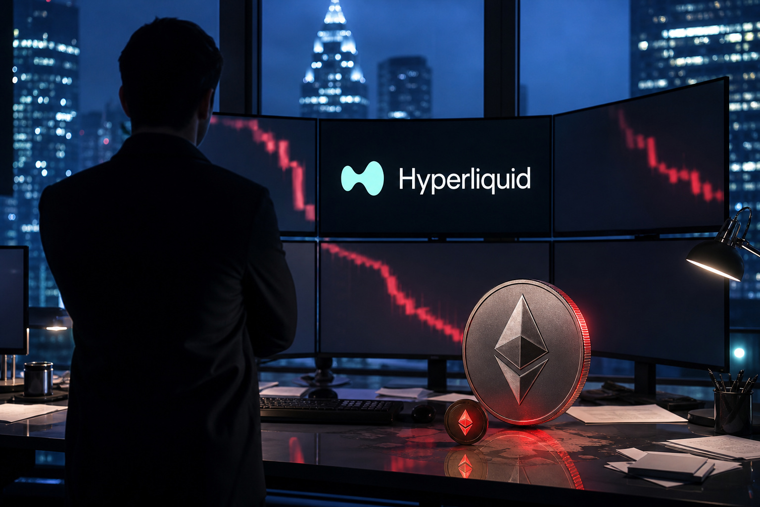 Hyperliquid Whales Hold $4.9B; One Address Shorts ETH at 3x, Down $8.86M