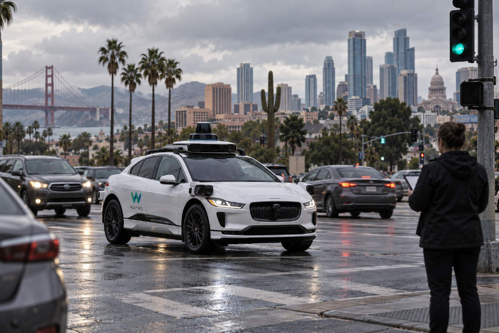 IIHS:Waymo 在四城事故率较人类驾驶低 68%