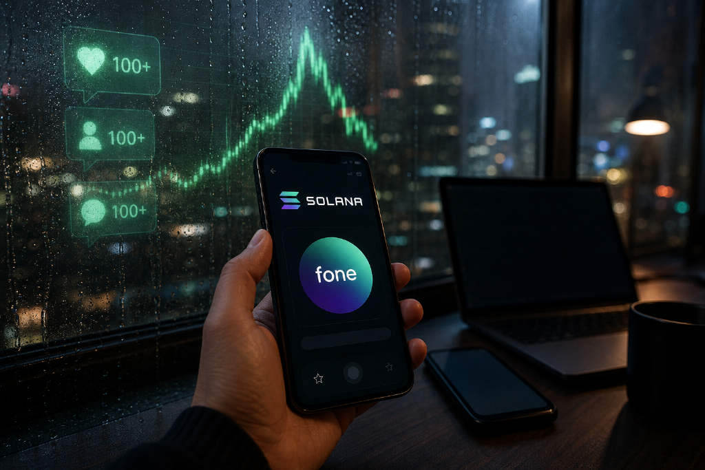 Solana 生态 Meme 币 fone 市值一度突破 400 万美元