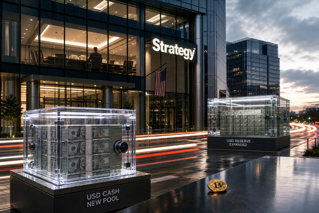 Strategy 出售 20 亿美元股票未买入比特币,新建 15.9 亿美元现金池