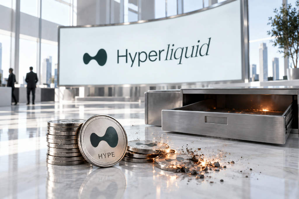 Hyperliquid 24 小时买入并销毁 1.771 万枚 HYPE