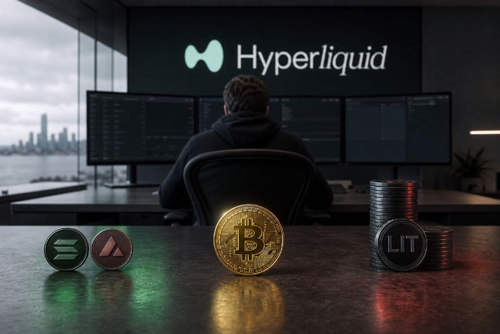 Hyperliquid LIT 第一大空单开 20 倍 BTC 多单,已平仓 SOL 与 AVAX 空单