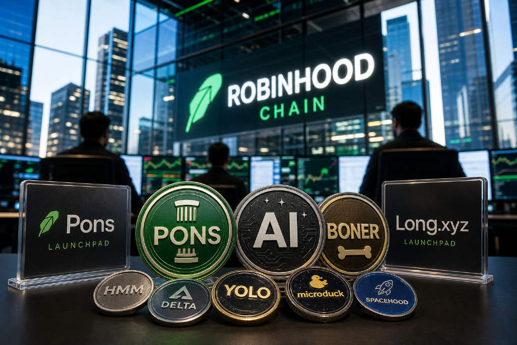 Robinhood Chain 热门项目扫描:PONS、AI 与 BONER 等代币走势回顾