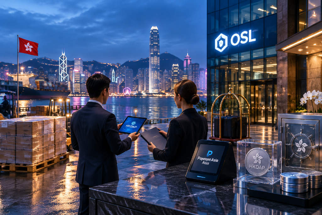 OSL 联合 Payment Asia 与碇点金融完成 HKDAP 企业支付结算