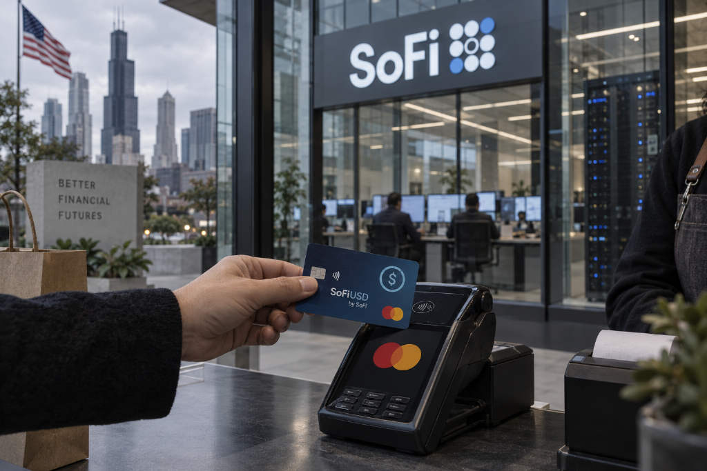 SoFi在万事达网络上线SoFiUSD卡结算功能