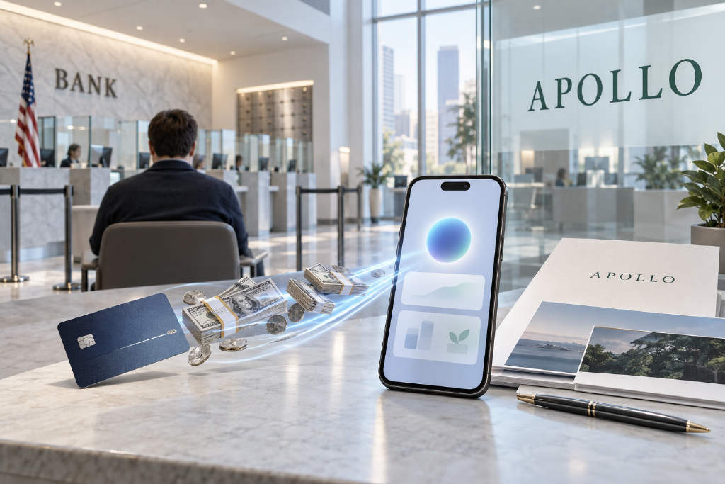 Apollo首席经济学家警告:AI代理或抽走银行低息存款