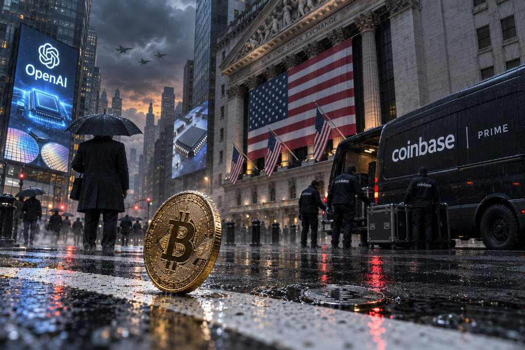 Bitcoin Tests the $82,500 Weekly Line as AI Revenue Doubts Hit Chips and Crypto Stocks