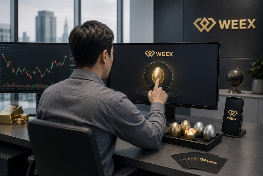 WEEX上线TradFi「每日开彩蛋」活动,交易股票黄金合约可抽奖