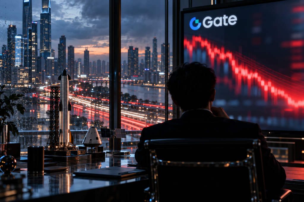 Gate 行情：SpaceX 股价跌逾 5%，触及 8 月以来低点