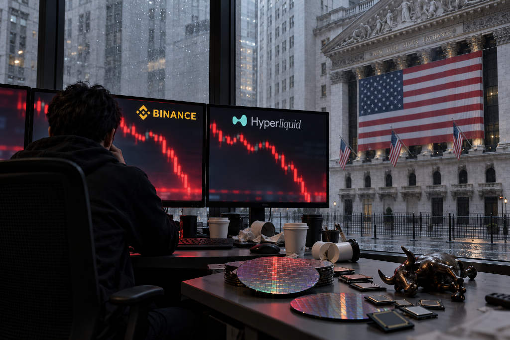 Chip-Linked Perpetuals Saw $51.6M in Liquidations in 10 Minutes While Wall Street Was Closed