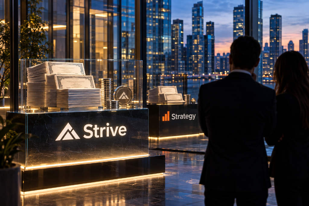 Strive 的 SATA 逼近 10 亿美元市值,Strategy 旗下 STRC 继续落后
