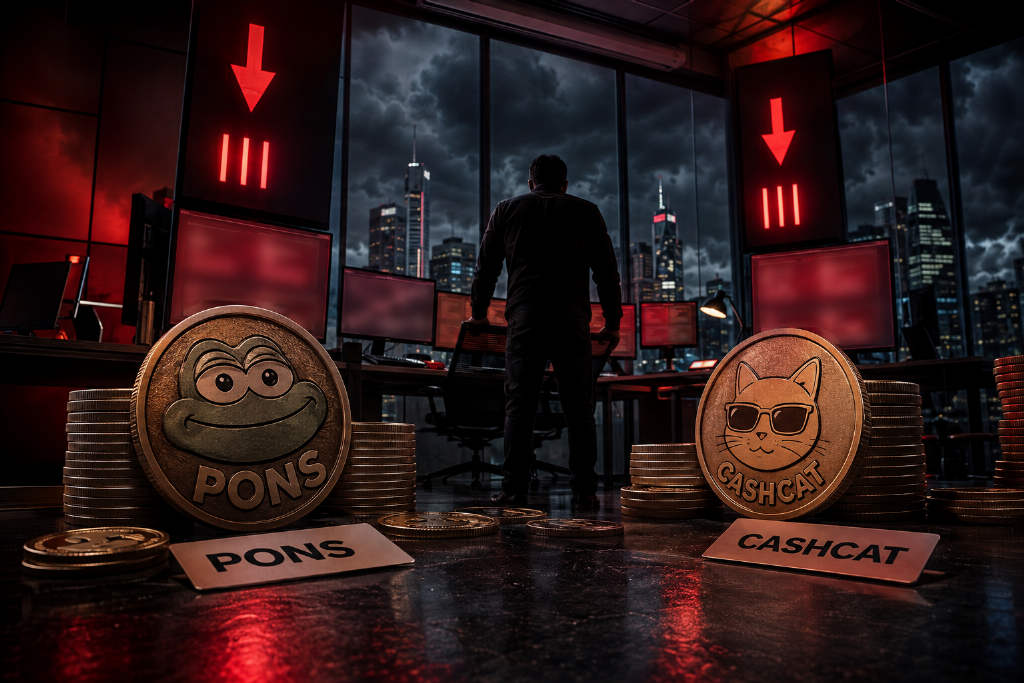 聪明钱地址做空PONS和CASHCAT 浮亏335万美元