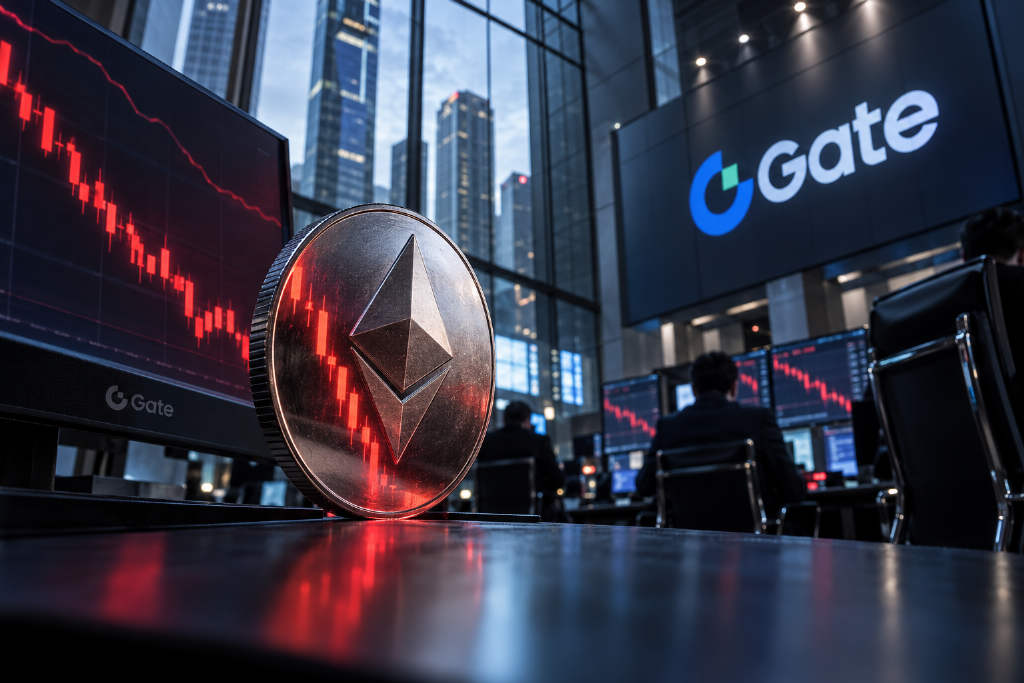 Gate 行情显示 ETH 报 2596.17 美元,24 小时跌 4.1%