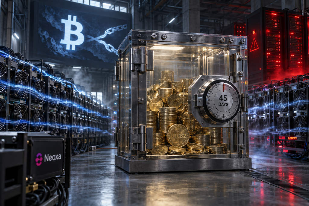 Bitcoin BLAKE2b 拟将矿工新挖代币解锁期设为 45 天