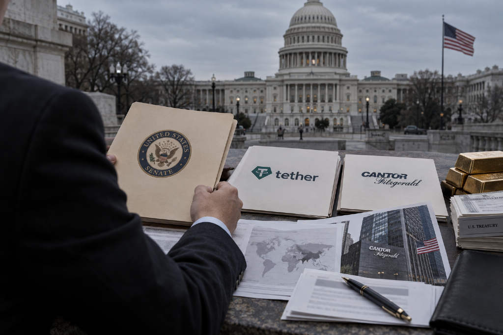 Senate Democrat presses Cantor Fitzgerald over Tether ties as scrutiny of USDT relationships deepens