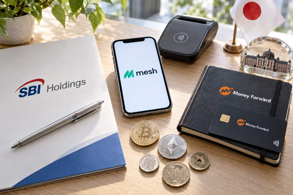 SBI Holdings拟与Mesh、Money Forward设立加密支付合资公司