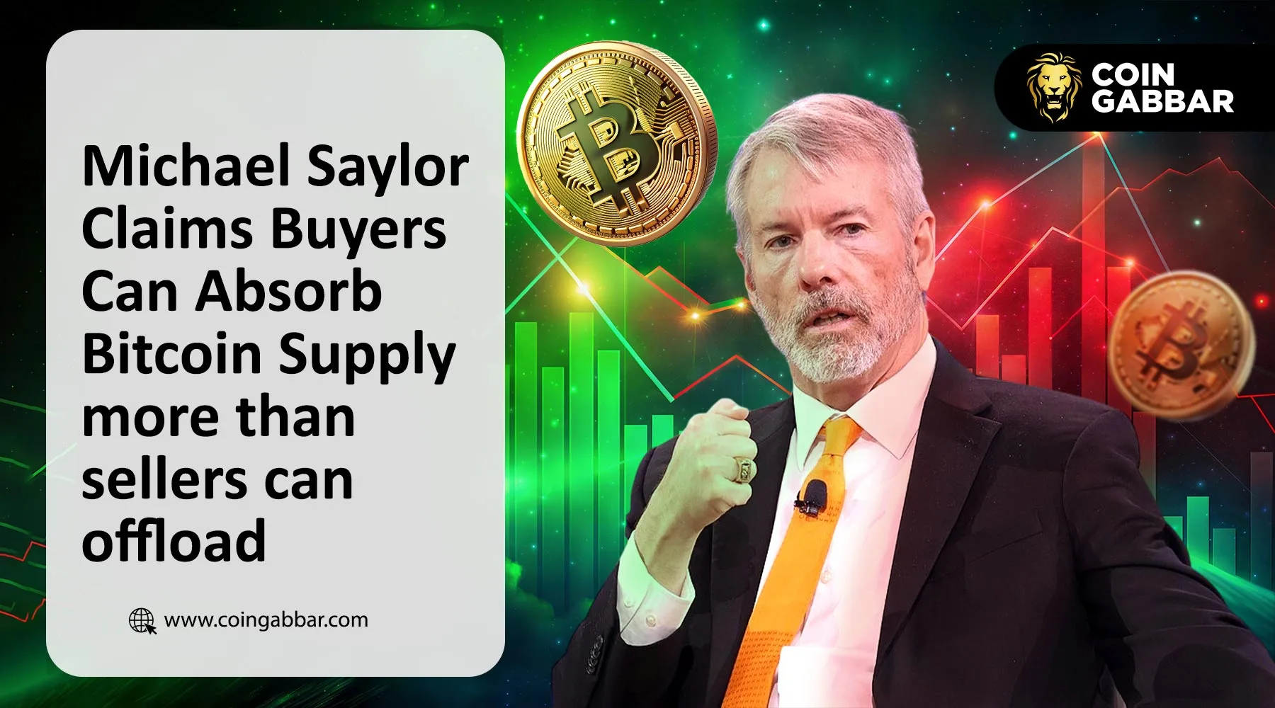 Michael Saylor称机构能吸收比特币供应,BTC突破73K后抛压被接住