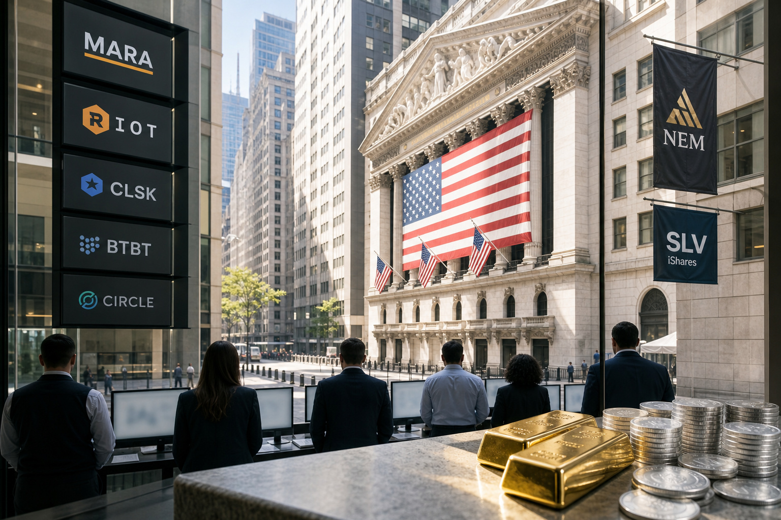 US stocks edge lower at the close as crypto-related names fall broadly