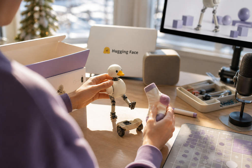 Hugging Face’s $399 Microduck turns reinforcement learning into a desktop robot product