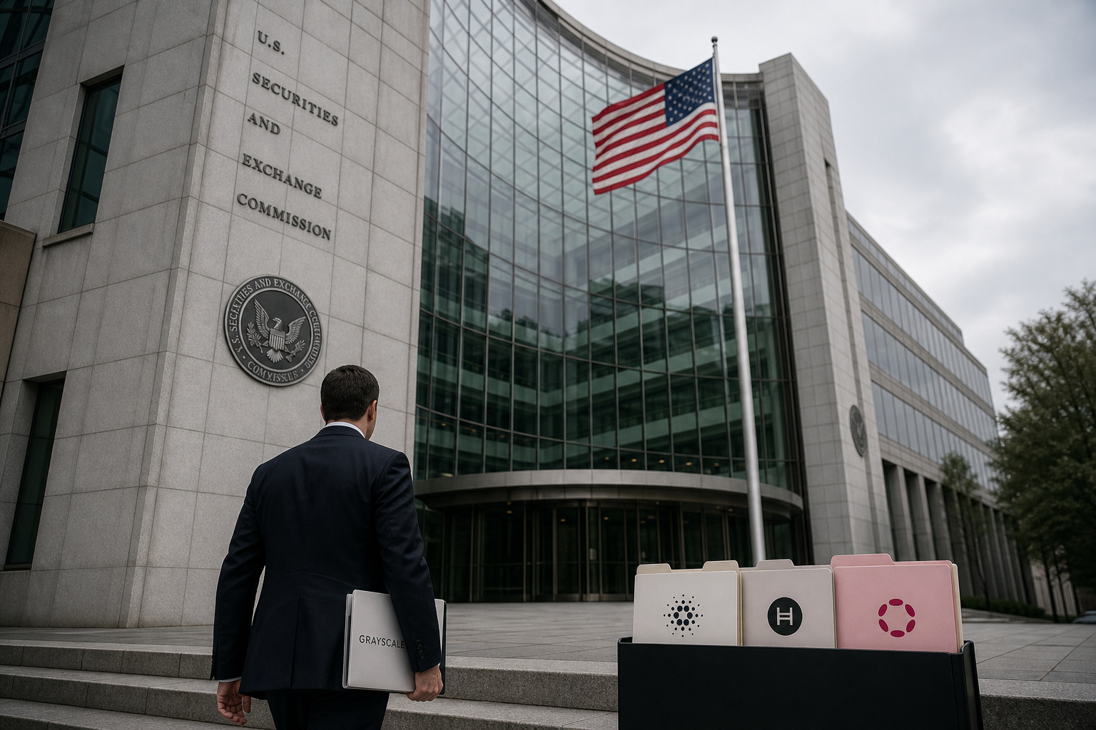 Grayscale Withdraws S-1 Filings for ADA, HBAR and DOT ETFs