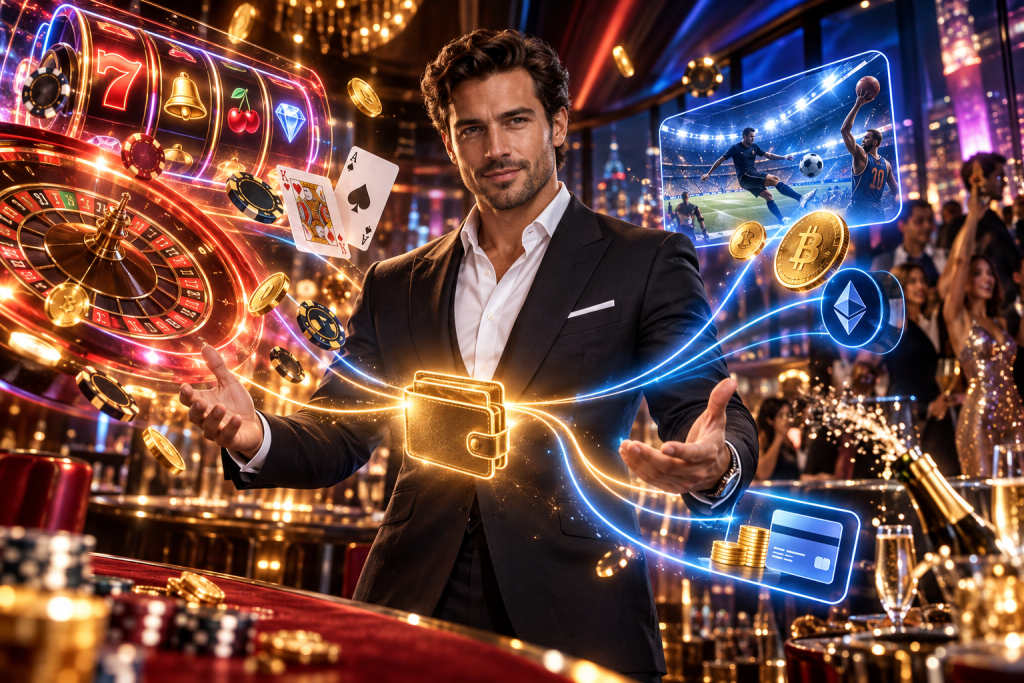 How an online casino is usually set up
