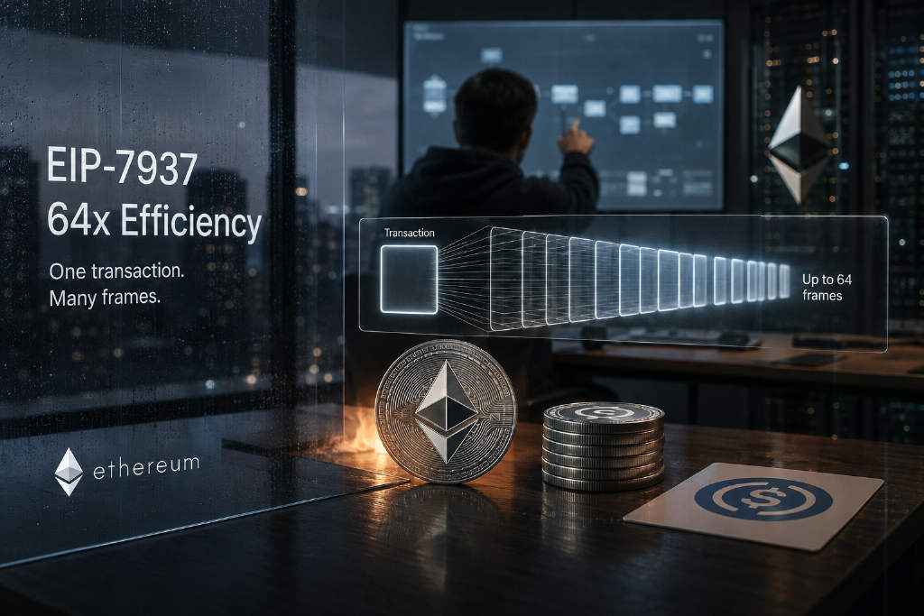 以太坊拟引入帧交易,稳定币付 Gas 不改 ETH 结算