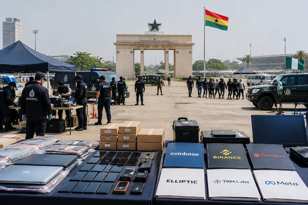 DOJ says West Africa crypto investment fraud crackdown led to 28 arrests