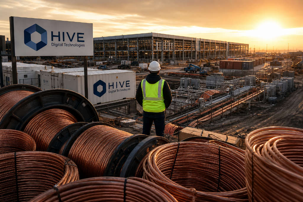 HIVE Digital 警告:AI 基建热潮或加剧全球铜供应短缺