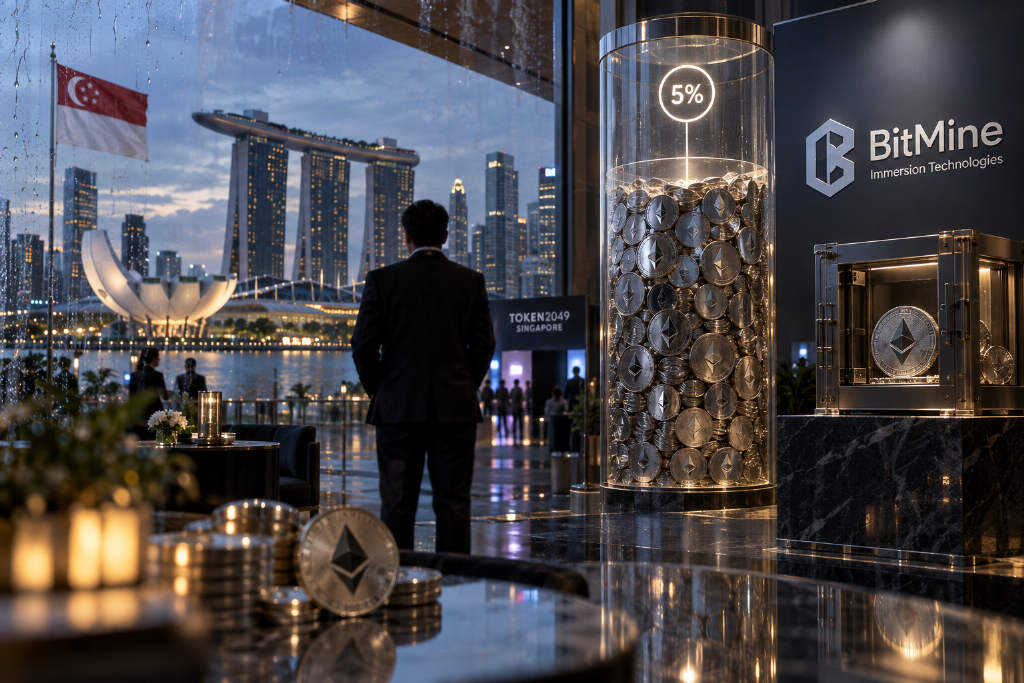 BitMine sets a 5% Ether supply cap as its accumulation target comes into view