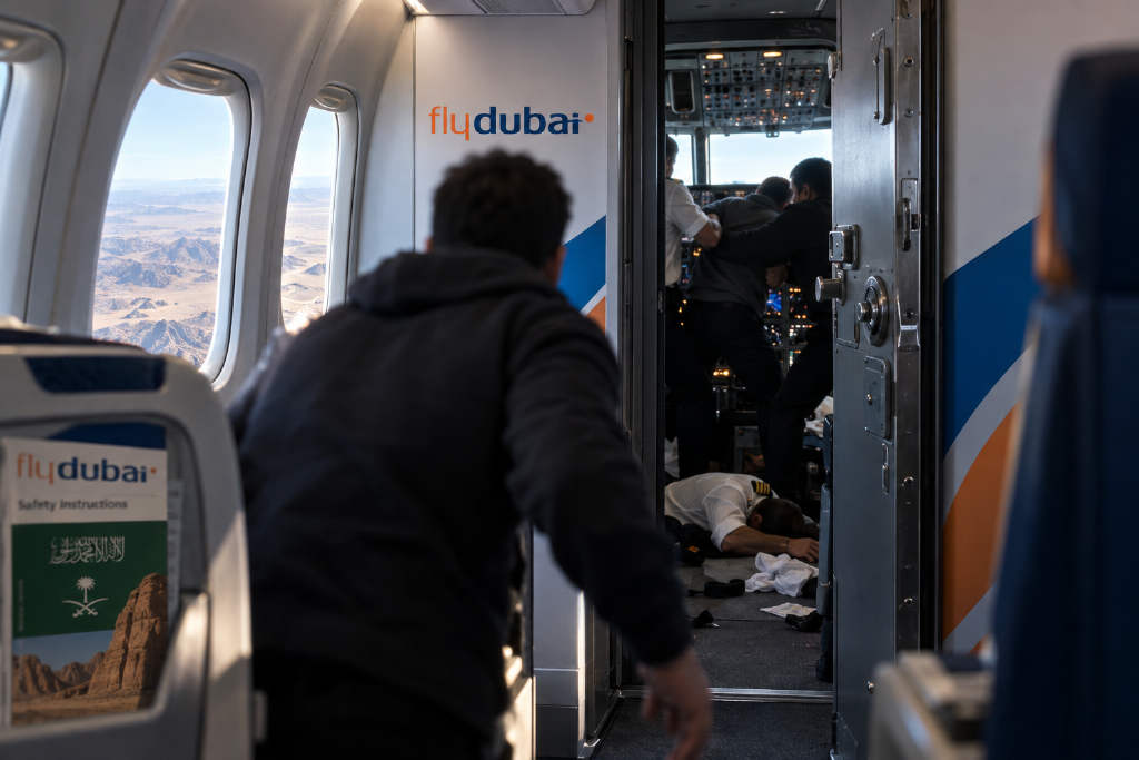 Flydubai FZ1073 captain opened reinforced cockpit door after attack, helping save 174 passengers