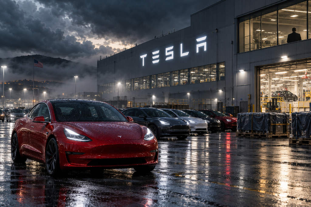Tesla beats Q3 estimates on revenue and EPS, while net income drops 43%