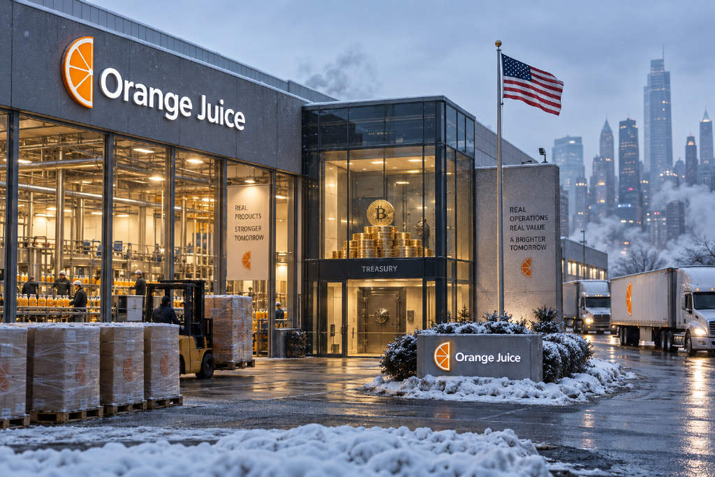 Orange Juice提出企业比特币新路径:用经营现金流持续配置BTC
