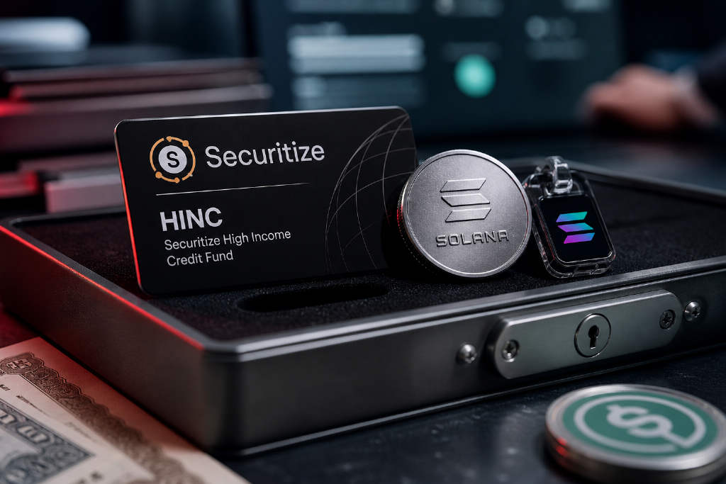 Securitize 将 HINC 接入 Solana Loopscale,支持抵押借出 USDG