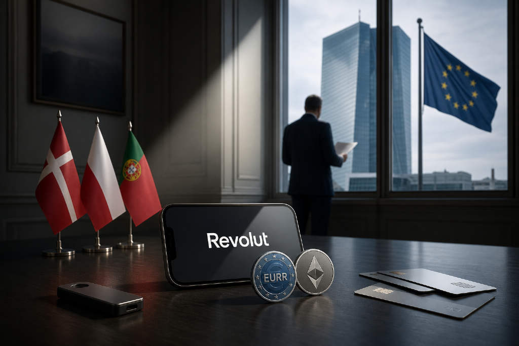 Revolut分阶段上线欧元稳定币EURR,欧洲央行重申数字欧元隐私设计