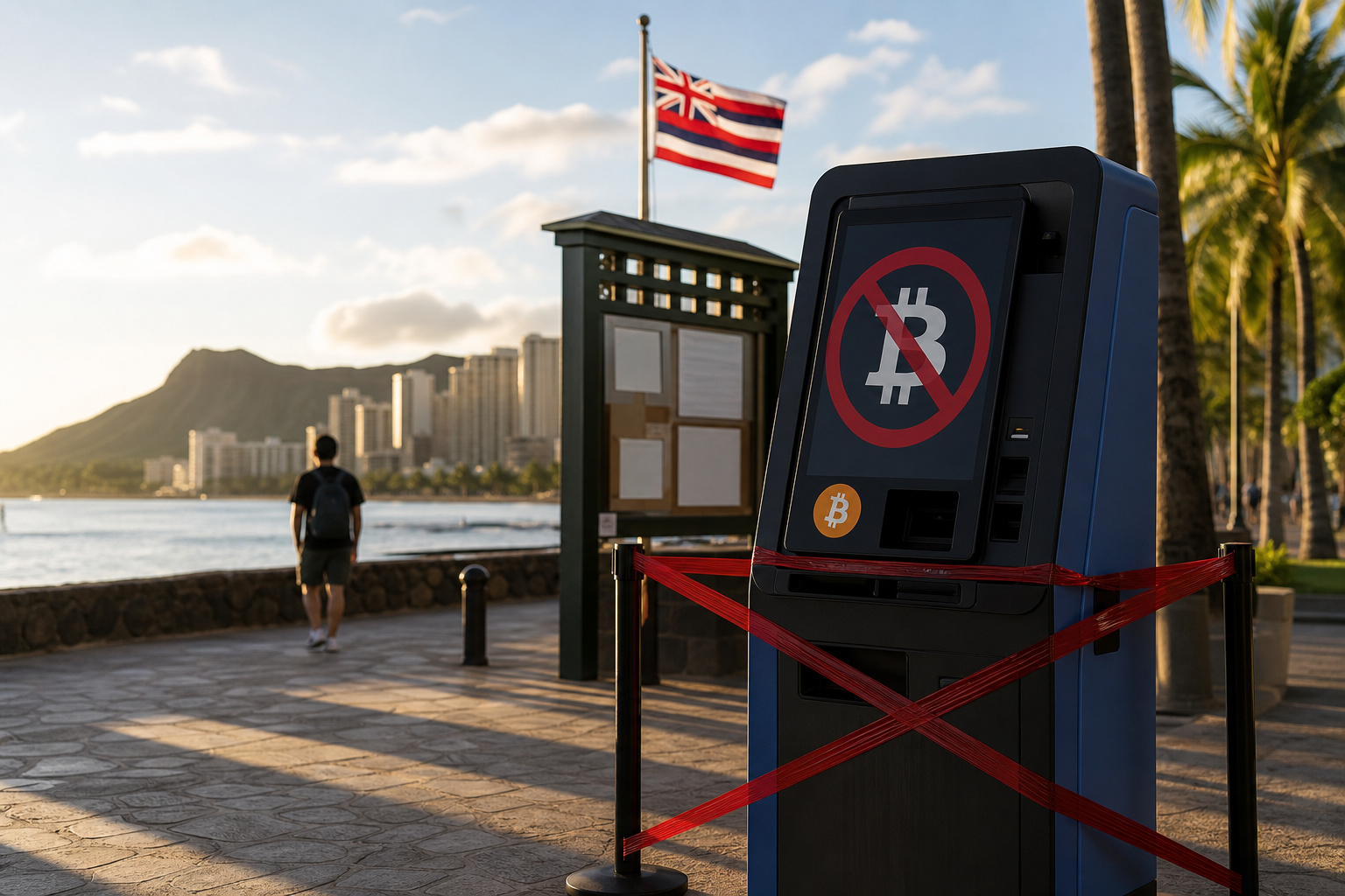 夏威夷10月1日起禁止加密货币ATM,成为美国第四个实施该禁令的州