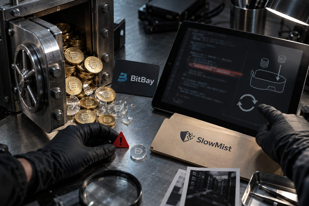 SlowMist:BitBay Vault 合约漏洞被利用,损失约 1.48 万枚 DAI