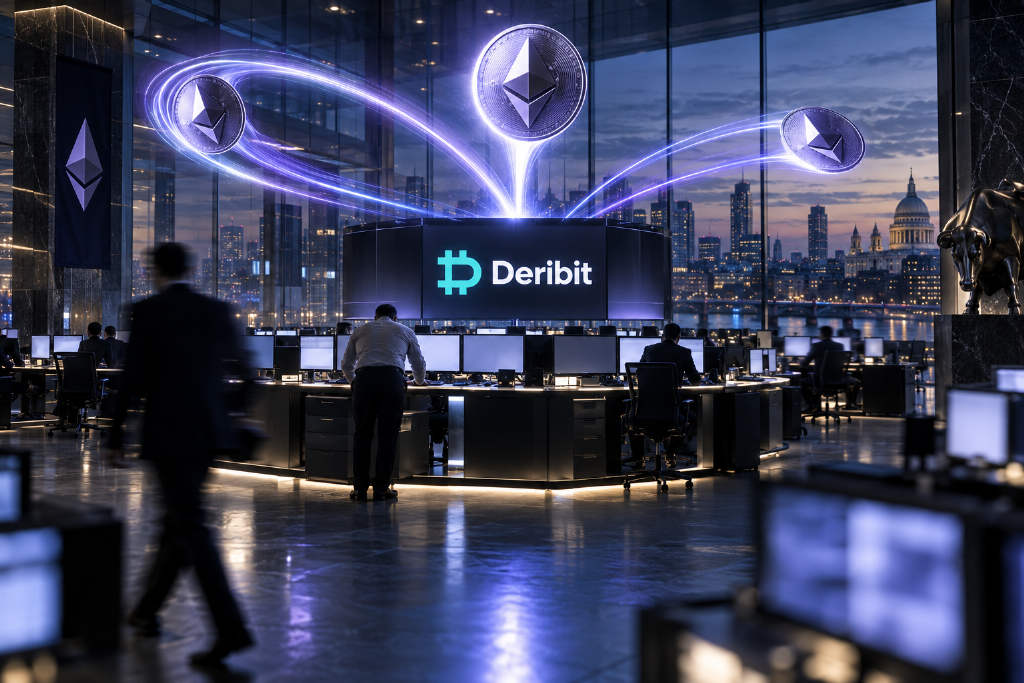 Deribit 一小时内现 3 笔 ETH 期权大宗交易,名义价值超 1842 万美元