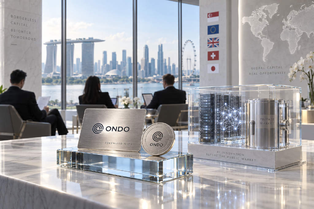 Ondo rolls out tokenized private-market notes tied to an unnamed pre-IPO AI company