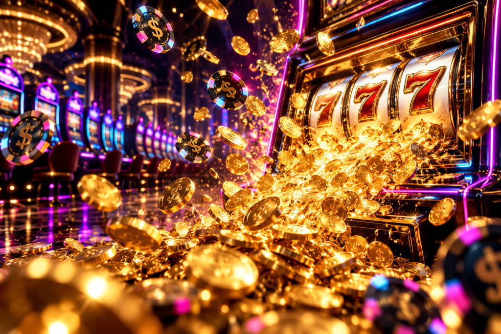 Jackpot Payouts and the Fixed Location of a Casino