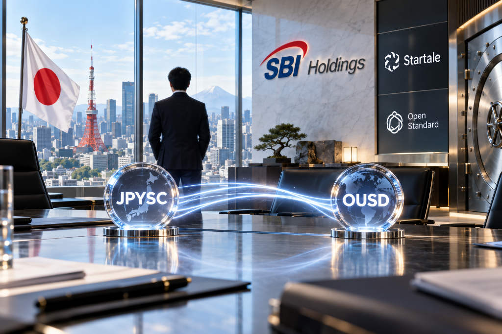 SBI Holdings与Startale加入Open Standard,推进JPYSC与OUSD互操作性探索